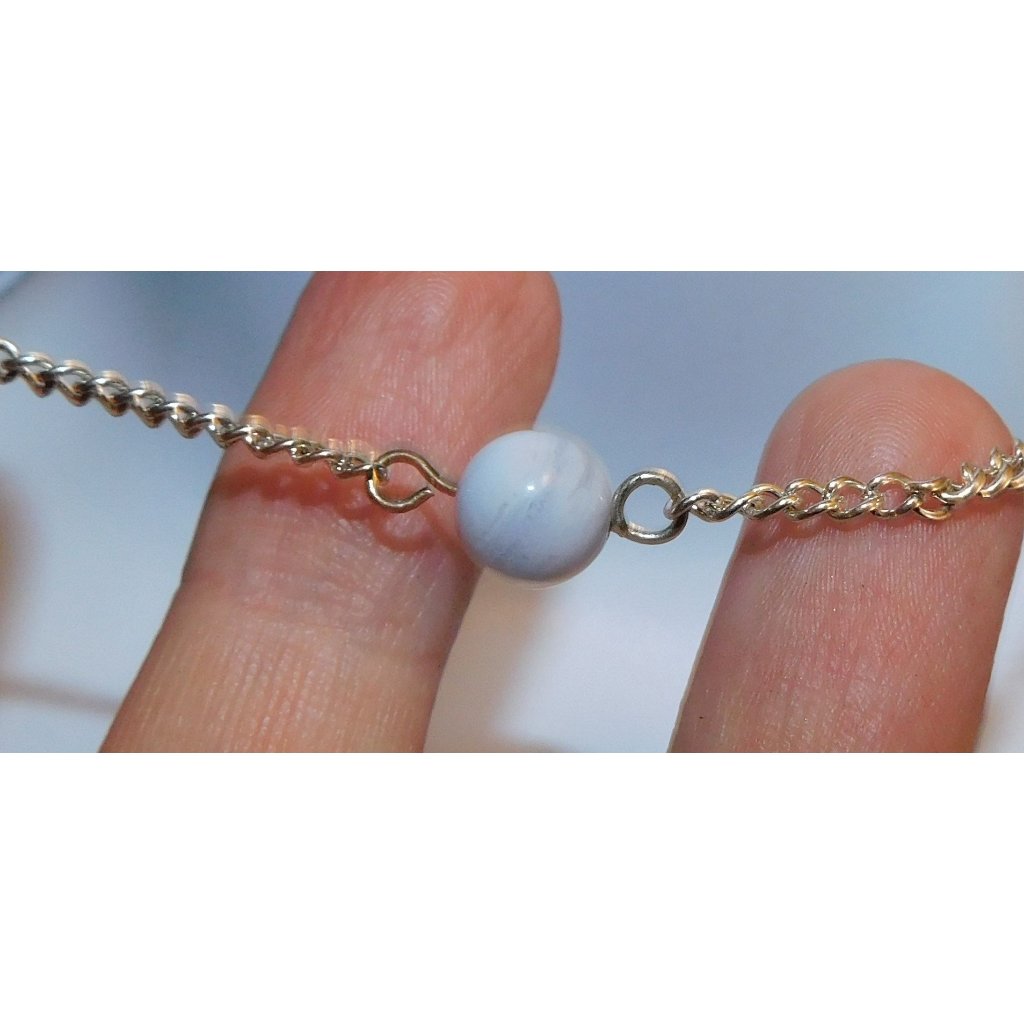 Marbled Bead Necklace
